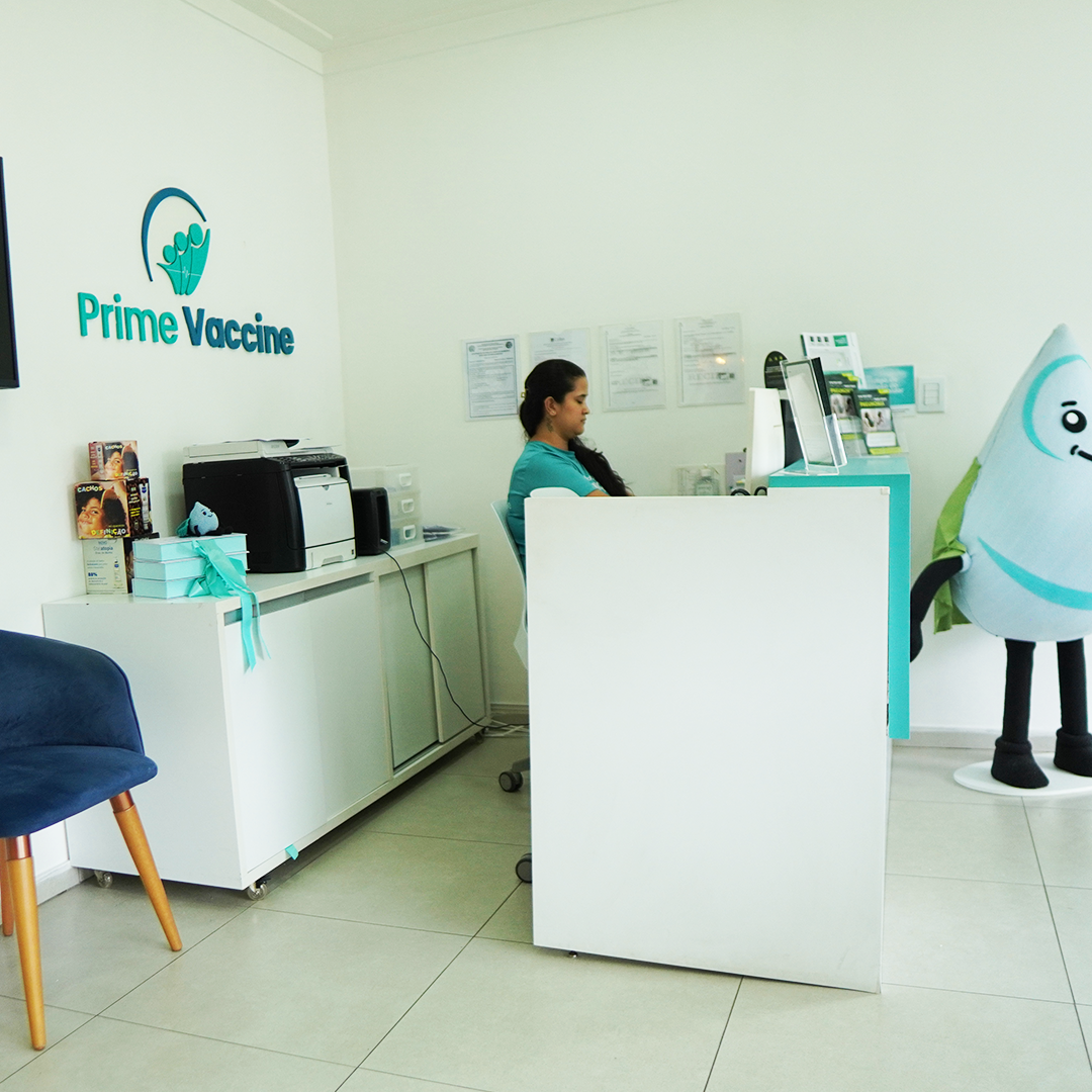 Recepção da Prime Vaccine com atendimento humanizado